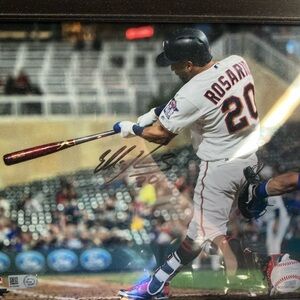 Eddie Rosario signed twins picture